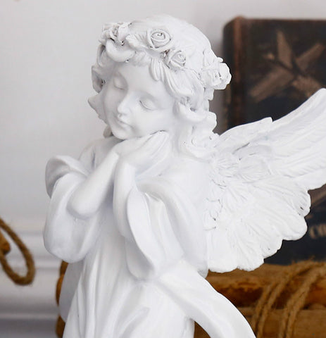 Resin Angel Sculpture - HOMYEA