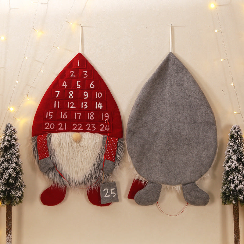 Christmas Countdown Calendar Wall Accents - HOMYEA