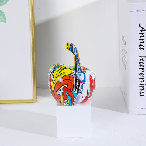 Colorful Fruit Statue Modern Home Decor - HOMYEA