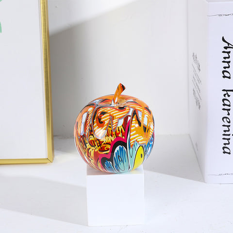 Colorful Fruit Statue Modern Home Decor - HOMYEA