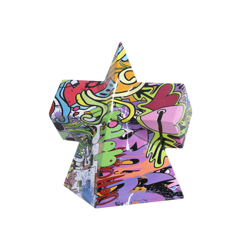 Colorful Geometry Shape Statue Decor - HOMYEA