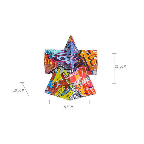 Colorful Geometry Shape Statue Decor - HOMYEA