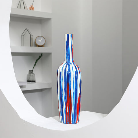 Colorful Slender Neck Vase - HOMYEA