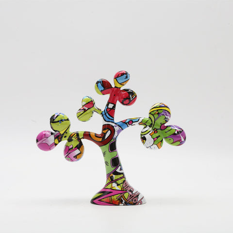 Colorful Tree Resin Sculpture - HOMYEA