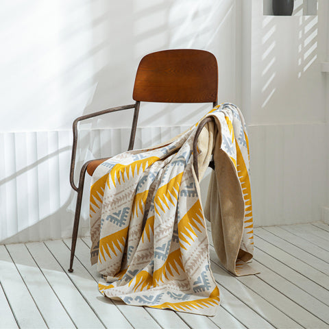 Bohemia Cotton Rectangle Blanket - HOMYEA