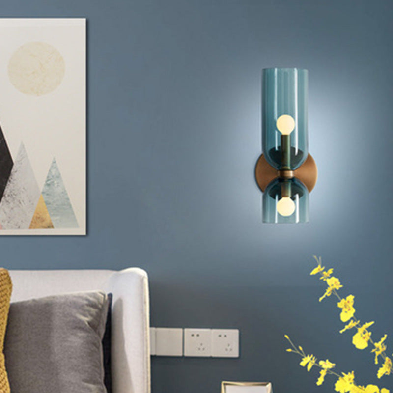 Creative Bedroom Bedside Glass Sconces - HOMYEA