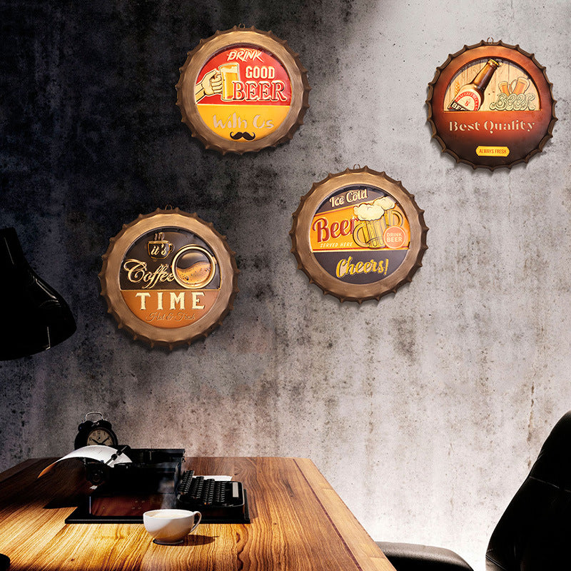 Led Beer Bottle Cap Lamp - HOMYEA