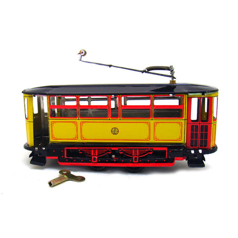 Retro Nostalgic Tram Tin Wind-up Toy - HOMYEA