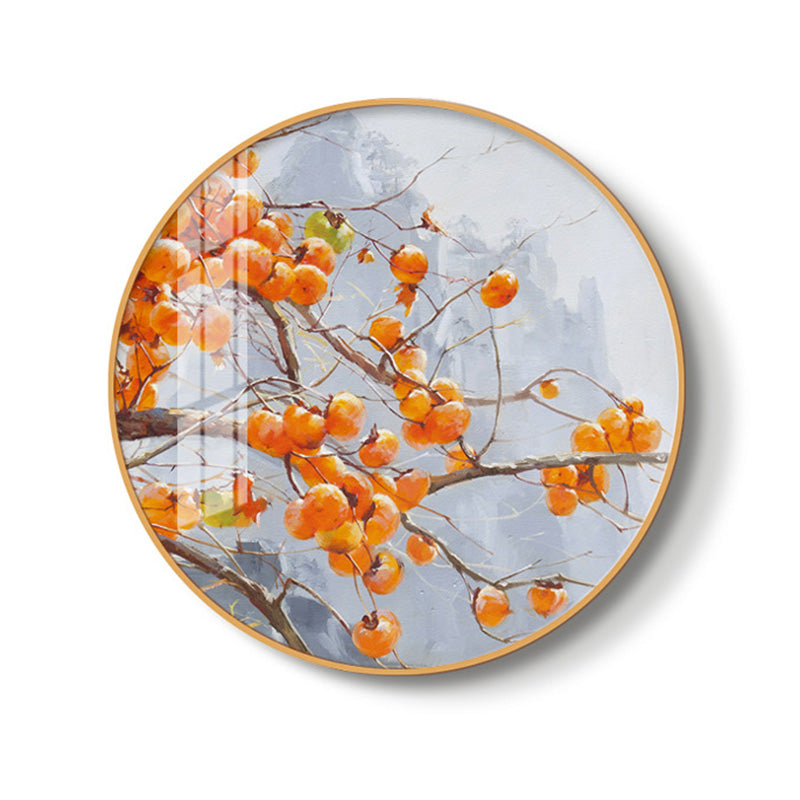 Chinese Persimmon Wall Painting - HOMYEA