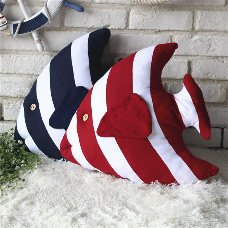 Cute Tropical Fish Shaped Cushion - HOMYEA