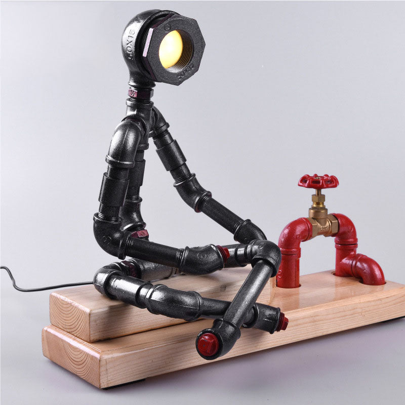 Creative Vintage Robot Lamp - HOMYEA