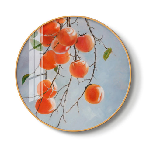 Chinese Persimmon Wall Painting - HOMYEA