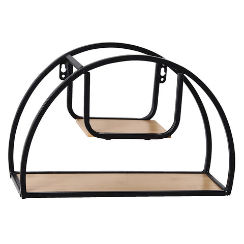 Iron Semicircle Wall Shelves - HOMYEA