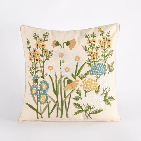 Flower Square Pillows - HOMYEA