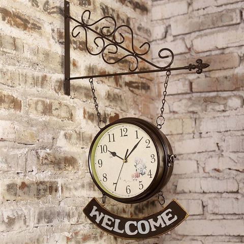 Vintage Metal Wall Clocks - HOMYEA