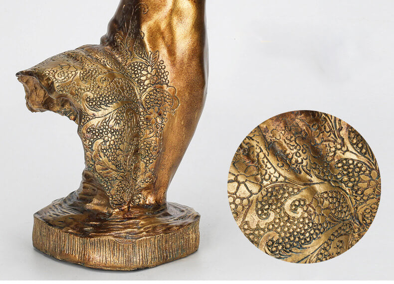 Golden Deer Head Sculpture Candle Holders - HOMYEA