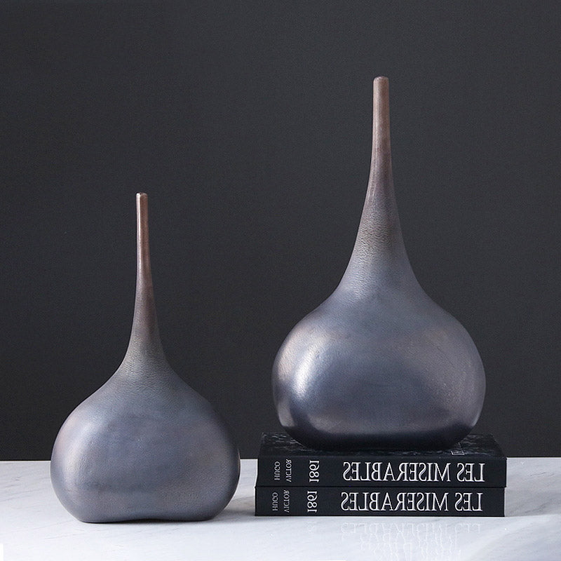 Modern Minimalist Handmade Glass Fine-pointed Vases - HOMYEA