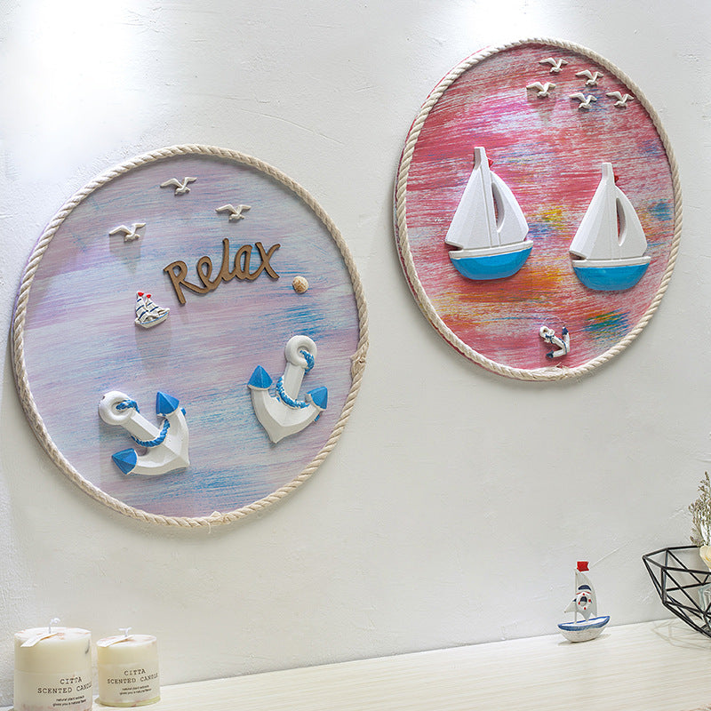 Circular Resin Marine Mural - HOMYEA