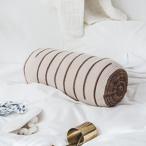 Knitting Cylinder Pillows - HOMYEA