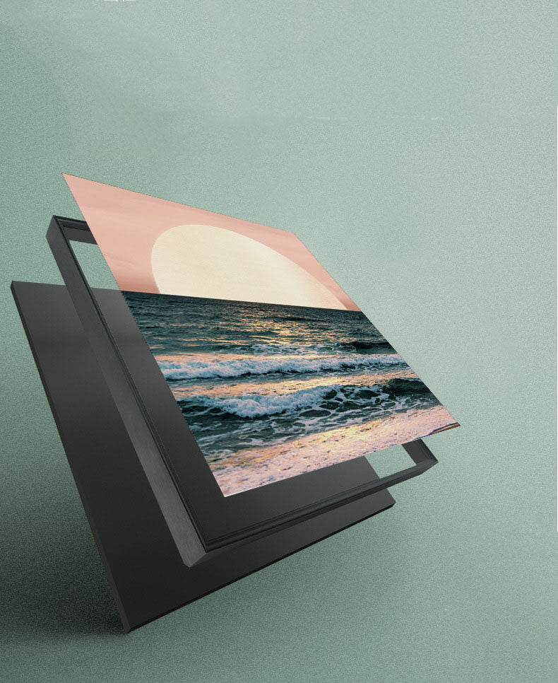 Sunrise Coast Sea Wall Art - HOMYEA