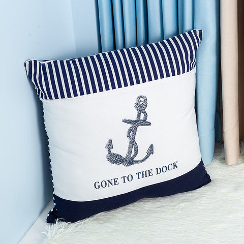 Boat Anchor Printing Pillow - HOMYEA