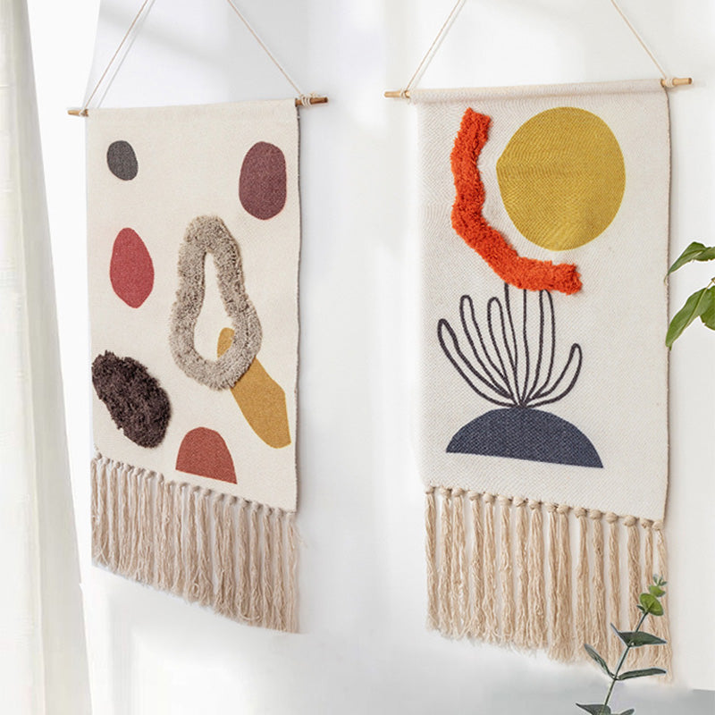 Hand Woven Tassel Tapestries - HOMYEA