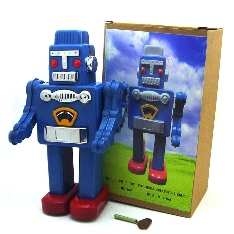 Iron Robot Clothing Store Props Nostalgic Wind-up Toys - HOMYEA