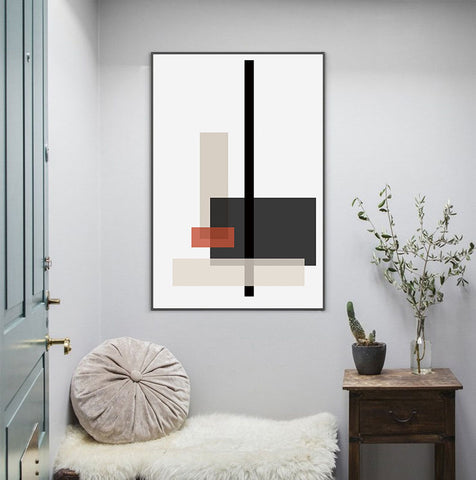 Modern Simple Abstract Wall Art - HOMYEA