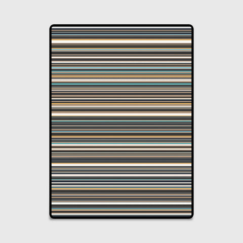 Striped Rectangular Rugs - HOMYEA