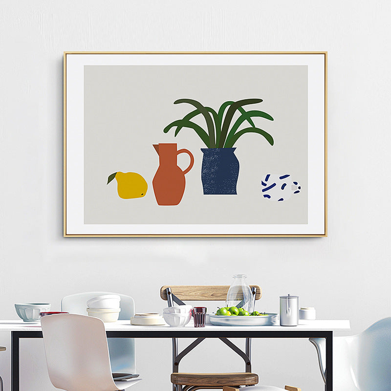 Green Plant Wall Art - HOMYEA