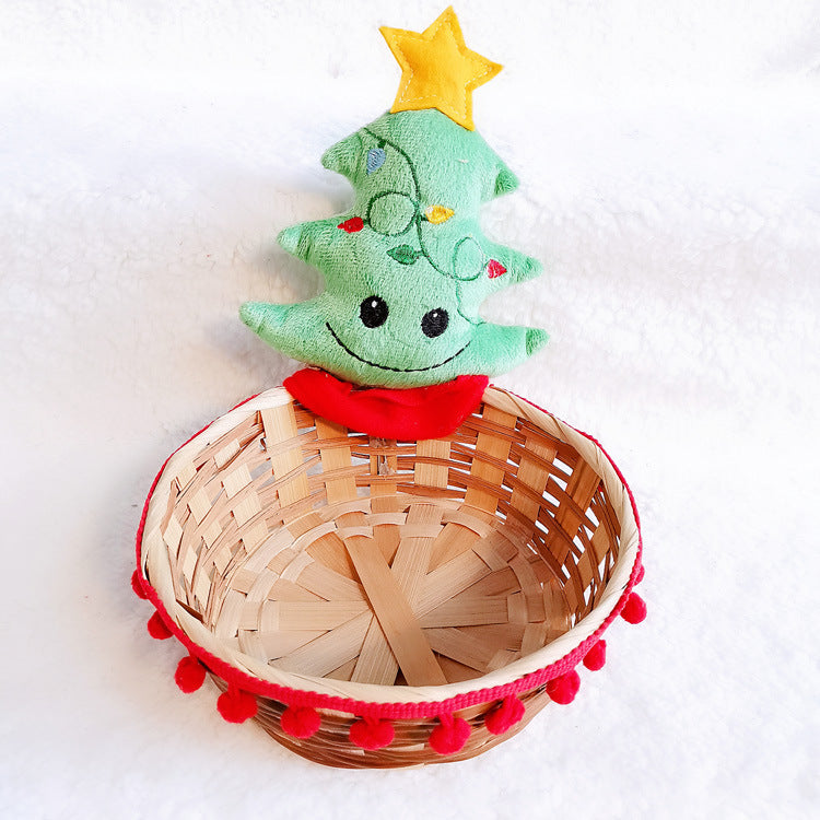 Christmas Storage Candy Basket - HOMYEA