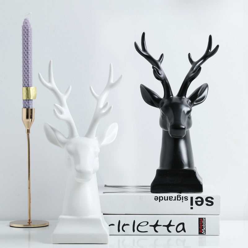 Decorative Elk Sculpture - HOMYEA