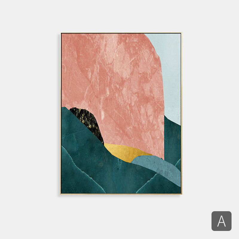 Pink Landscape Wall Art - HOMYEA