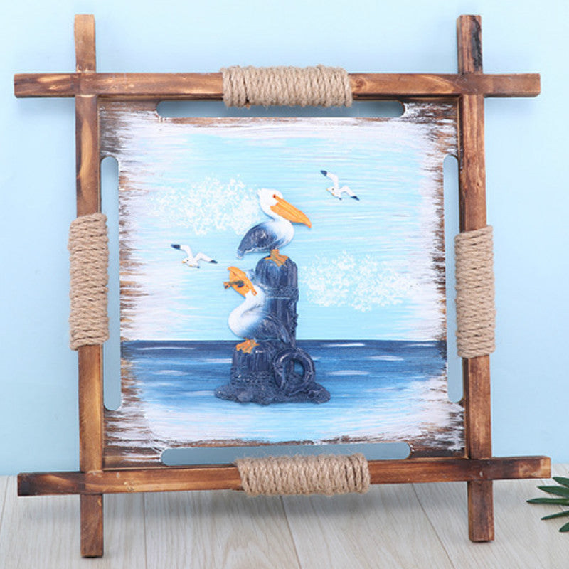 Creative Wooden Relief Painting - HOMYEA