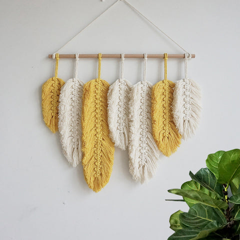 Hand Woven Feather Tapestries - HOMYEA