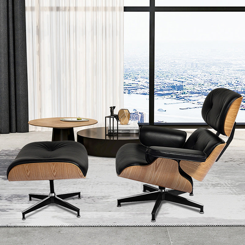 Eames Leisure Leather Lounge Chairs- Only Available for Buyers in USA - HOMYEA