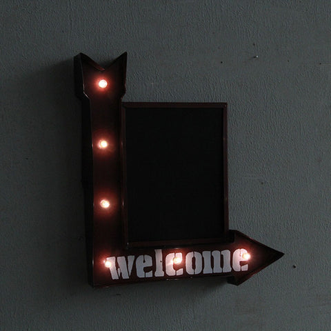 Retro Blackboard LED Lights - HOMYEA