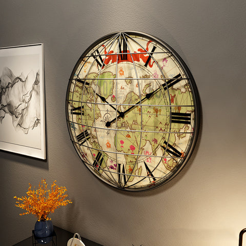 Earth Wall Clocks - HOMYEA