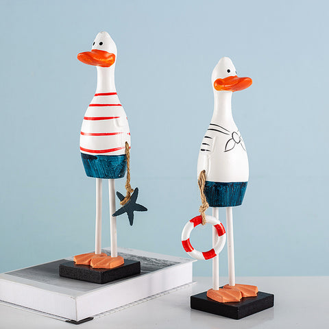 Wooden Cute Duck - A Pair - HOMYEA