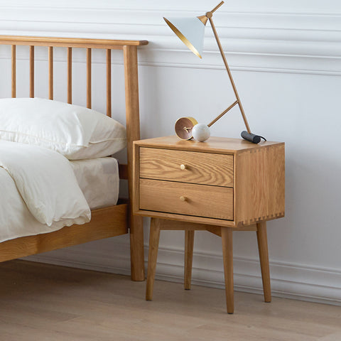 Modern Creative Wooden Nightstand - HOMYEA