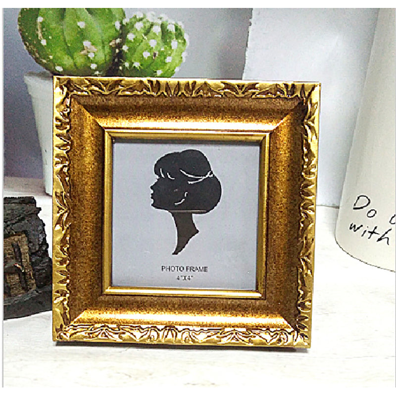 Gold Retro Resin Photo Frame - HOMYEA