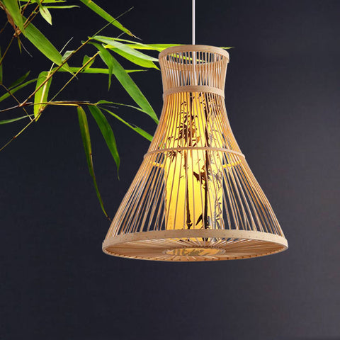 Southeast Asian Bamboo Pendants - HOMYEA