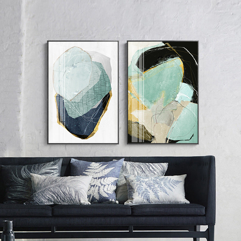 Metallic Marbling Wall Art - HOMYEA