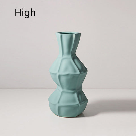 Simple Ceramic Vases In Morandi - HOMYEA