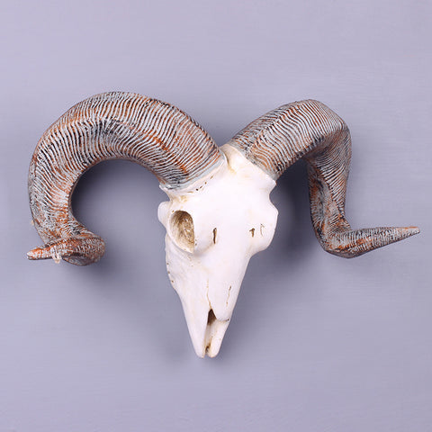 Sheep Head Resin Wall Hanging - HOMYEA