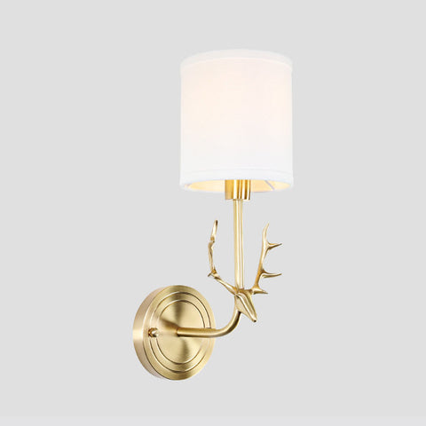 Golden Metal Bedroom Sconces - HOMYEA