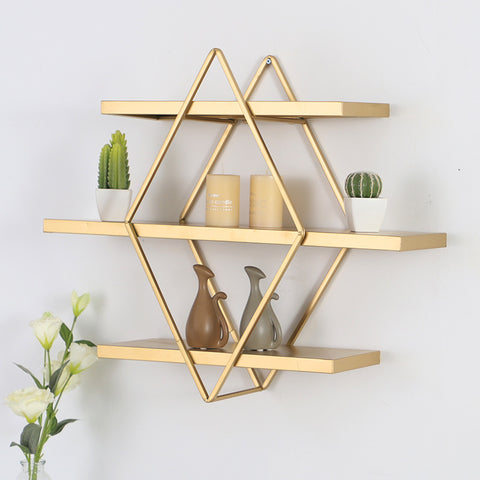 Diamond Wall Storage Shelf - HOMYEA