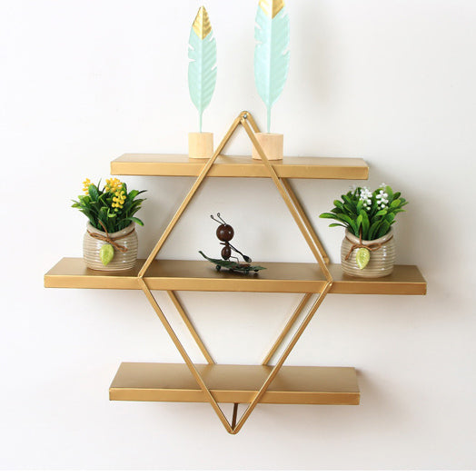 Diamond Wall Storage Shelf - HOMYEA