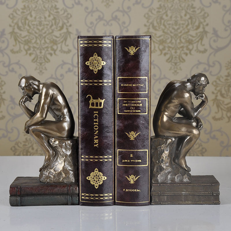 People Sculpture Bookends - HOMYEA