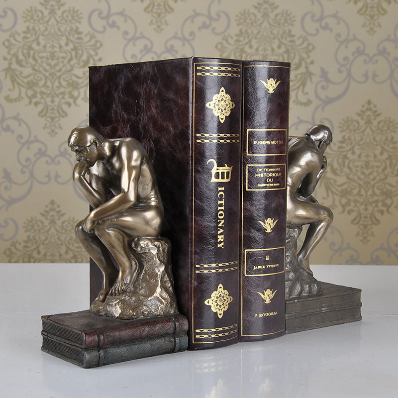 People Sculpture Bookends - HOMYEA